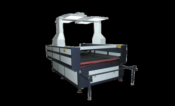 Inteligent Visual Patrol Co2 Textile Laser Cutting Machine With Dual Head