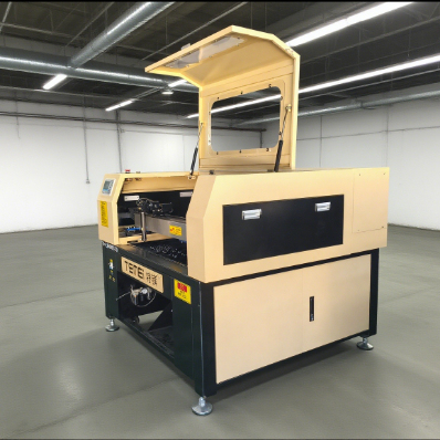 เครื่องตัดเลเซอร์ Co2 ไม้ 130w เครื่องตัดเลเซอร์ยาง เครื่องขนาดเล็ก 900*600 มม.