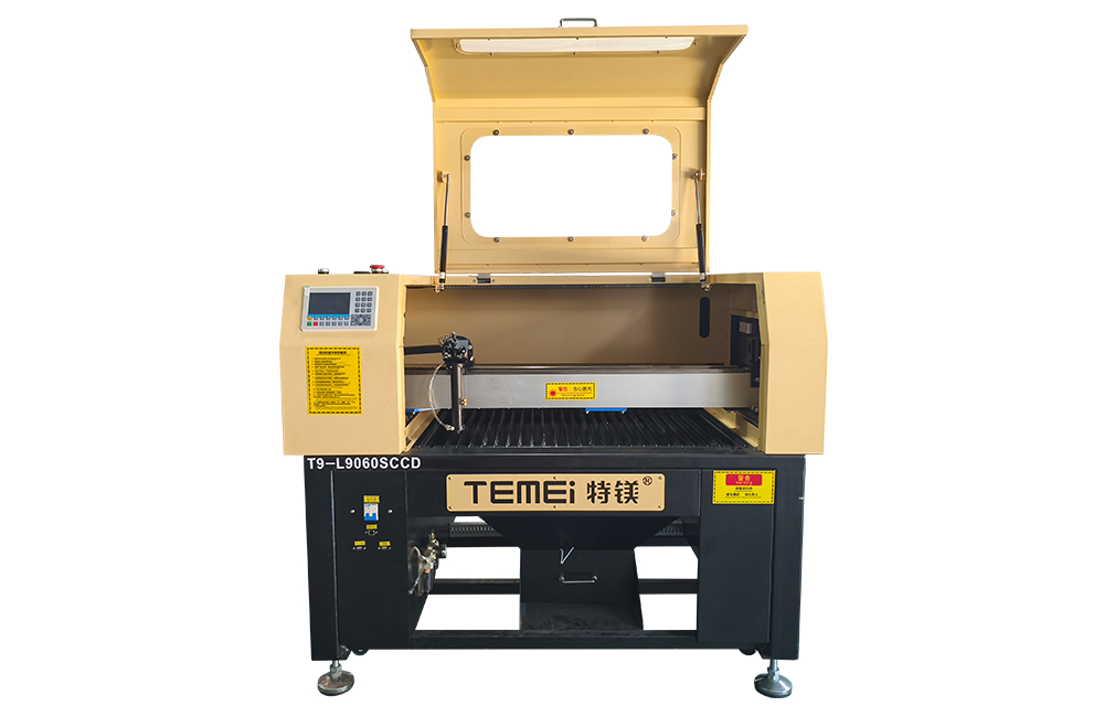 130W Wood CO2 Laser Cutting Machine Rubber Processing Small Format 900x600mm Workspace