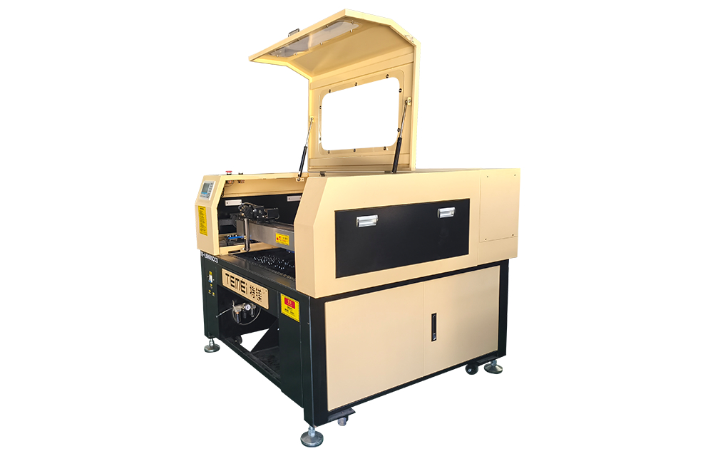 130w Wood Co2 Laser Cutting Machine Rubber Laser Cutting Machine Small Format 900*600mm