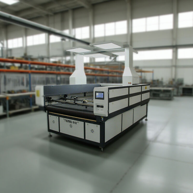 Gantry Type CO2 Laser Cutting Machine Large Visual Panoramic Camera 150W Automated Non Metallic Processing