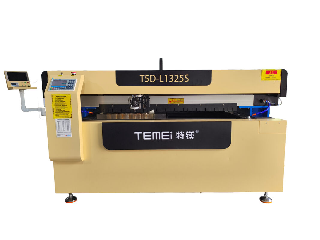 T5D-L1325SCCD CO2 Laser Cutter with Double Screw 300W/450W/600W and CCD Edge Patrol for Fabric Leather Acrylic Wood