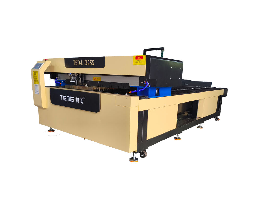 T5D-L1325SCCD CO2 Laser Cutting Machine Double Screw 300W 450W 600W CCD Edge Patrol Multi Material Processing