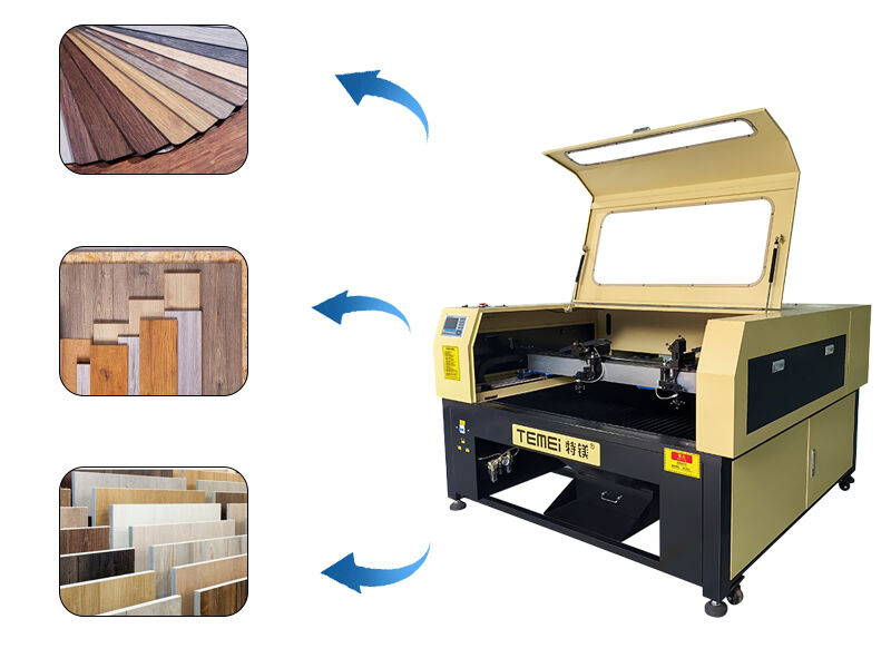 Double Lead Screw CO2 Laser Cutting Machine with CCD Edge Patrol Cutting and 130W-450W Laser Power