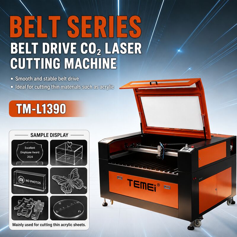 1390 CO2 Laser Tube Cutting Machine 150W 300W Laser Cutting Machine Water Cooling