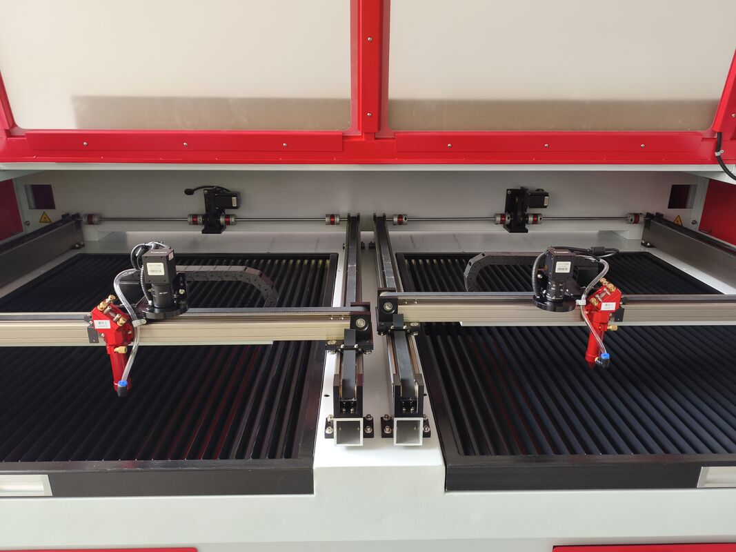 Co2 Laser Cutting Machine Designed with Dual Station Belt System to Optimize Cutting Operations and Material Utilization