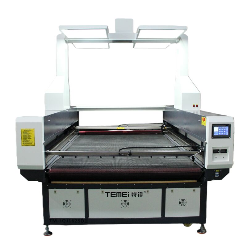 150W CO2 Laser Cutting Machine with CCD Edge Patrol Cutting and Automatic Feeding Platform for Fabric and Textile