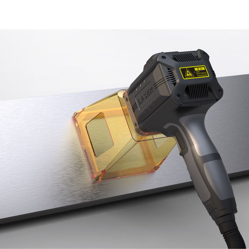 Portable Handheld Fiber Laser Marking Machine with Touchscreen, Lithium Battery & Red Light Positioning