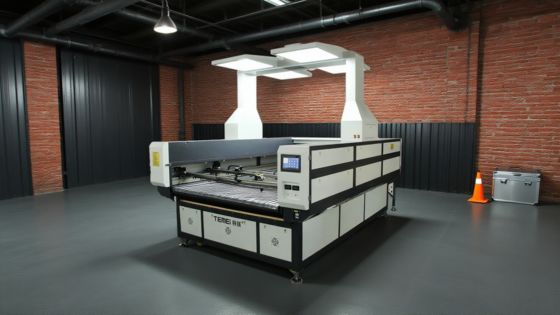 Visual Perimeter Monitoring Fabric Laser Cutting Machine 150W Co2 Laser Cutter