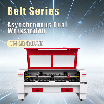 Asynchronous Dual-Workstation Laser Cutter